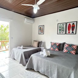 Guia de Maraú - Suíte Tripla Superior - Pousada Oceâno Atlântico