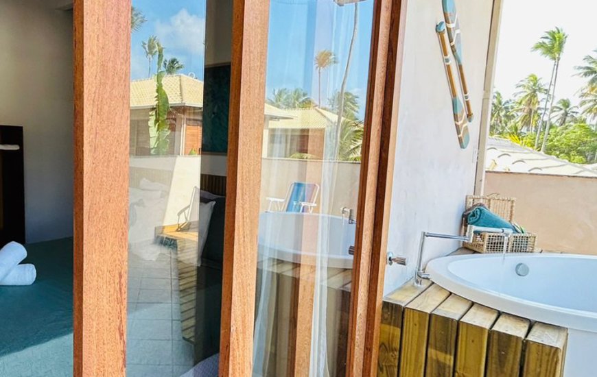 Guia de Maraú - Suíte Master Vista Mar - Pousada Oceâno Atlântico