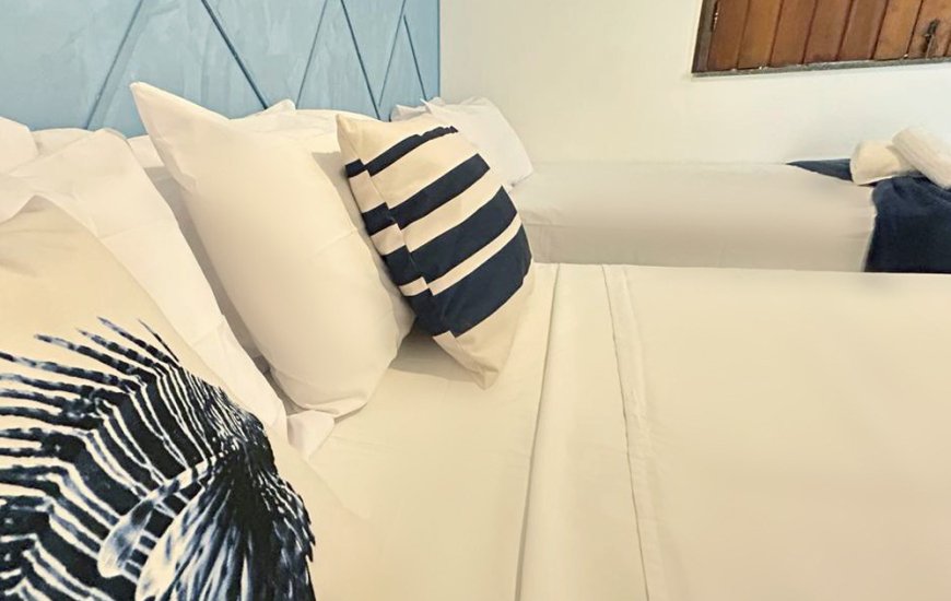 Guia de Maraú - Suíte Tripla Térrea - Pousada Oceâno Atlântico